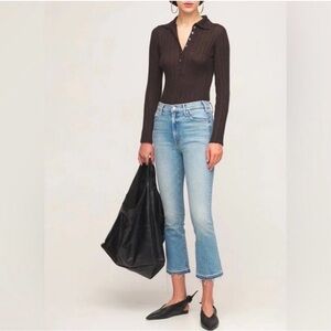 Mother The Hustler Undone Hem in On My Feet, sz 25